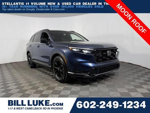 Canyon River Blue Metallic 2025 Honda CR-V Hybrid Sport FWD