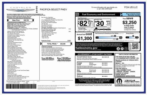 2024 Chrysler Pacifica Hybrid Select