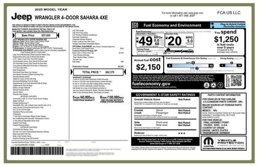 2025 Jeep Wrangler 4xe Sahara