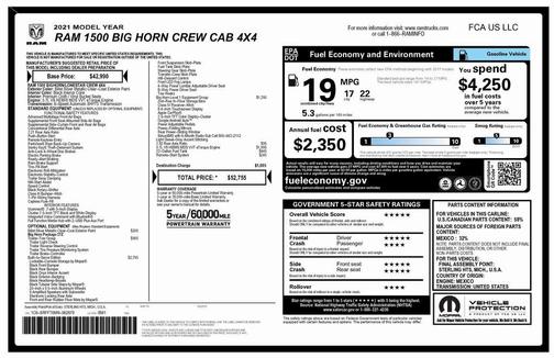 2021 RAM 1500 Big Horn/Lone Star