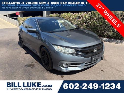 Modern Steel Metallic 2016 Honda Civic LX