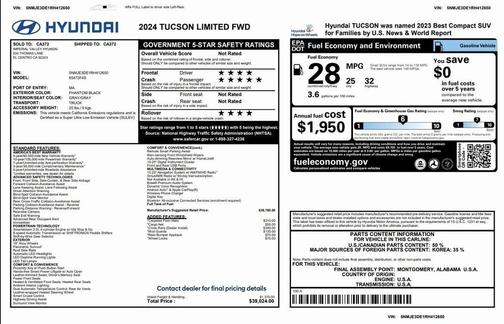 2024 Hyundai TUCSON Limited