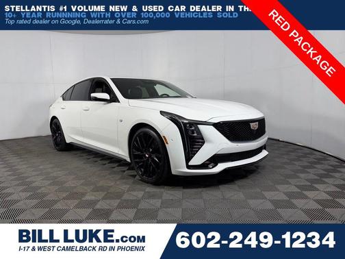Summit White 2025 Cadillac CT5 Sport