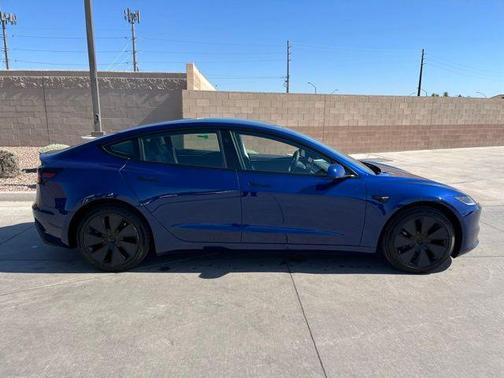 Blue 2025 Tesla Model 3 Standard Range
