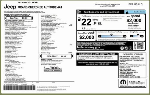 2023 Jeep Grand Cherokee Altitude