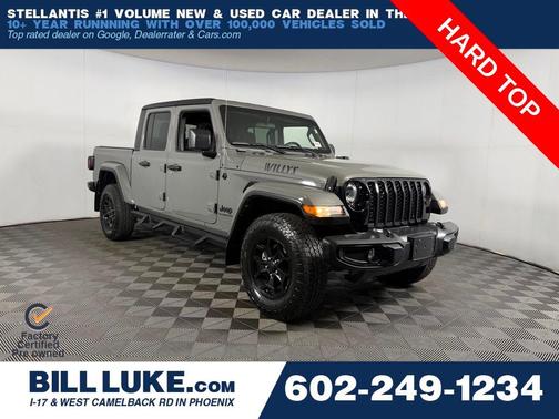 Sting-Gray Clearcoat 2021 Jeep Gladiator Willys 4x4