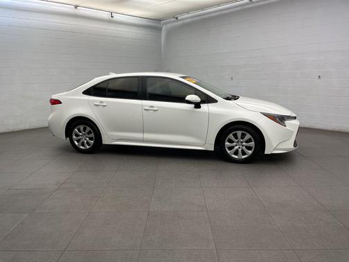 White 2022 Toyota Corolla LE