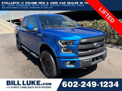 Blue Flame Metallic 2015 Ford F-150 Lariat