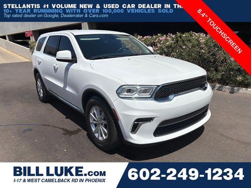 White Knuckle Clearcoat 2021 Dodge Durango SXT RWD
