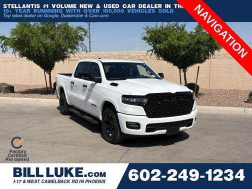 Bright White Clearcoat 2025 RAM 1500 Big Horn/Lone Star