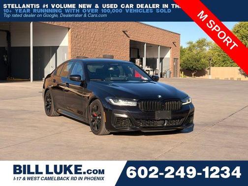 Carbon Black Metallic 2022 BMW M550 i Xdrive