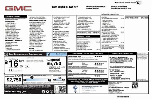 2023 GMC Yukon XL SLT