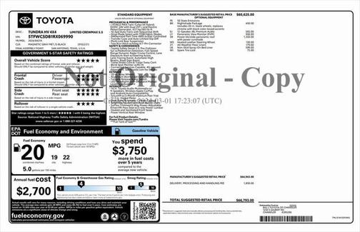 2024 Toyota Tundra Hybrid Limited