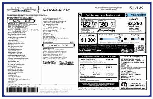 2024 Chrysler Pacifica Hybrid Select