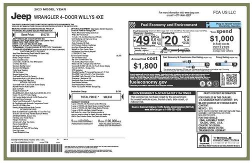 2023 Jeep Wrangler 4xe Willys