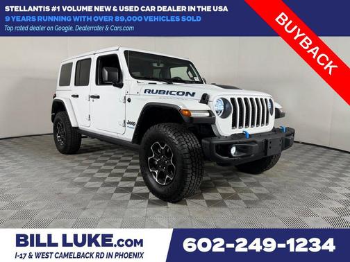 Bright White Clearcoat 2022 Jeep Wrangler Unlimited 4xe Rubicon