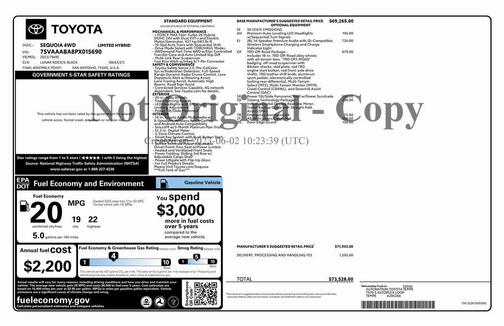 2023 Toyota Sequoia Limited