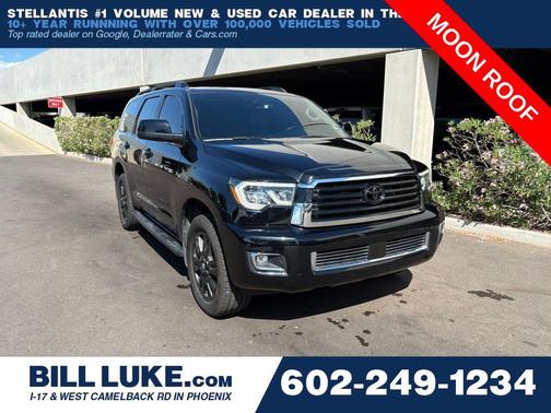 Midnight Black Metallic 2022 Toyota Sequoia TRD Sport