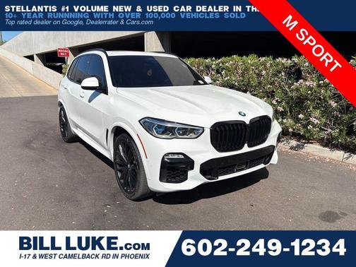 Alpine White 2021 BMW X5 M50i