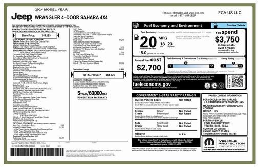 2024 Jeep Wrangler 4-Door Sahara 4x4