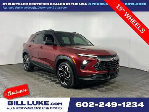 Crimson Metallic 2024 Chevrolet Trailblazer RS
