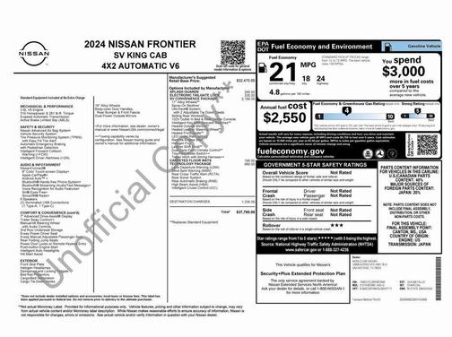 2024 Nissan Frontier SV