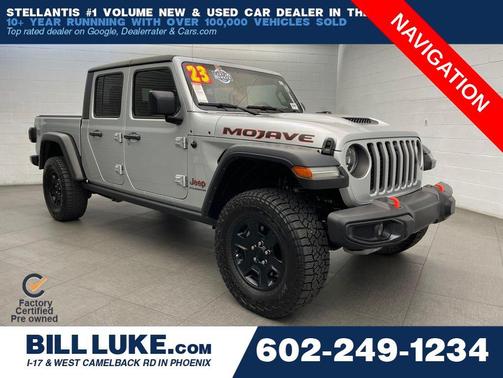 Silver Zynith Clearcoat 2023 Jeep Gladiator Mojave 4x4