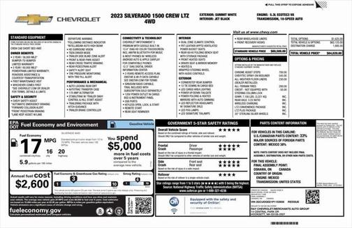 2023 Chevrolet Silverado 1500 LTZ