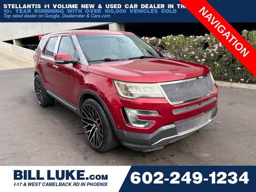 Ruby Red Metallic Tinted Clearcoat 2016 Ford Explorer Limited