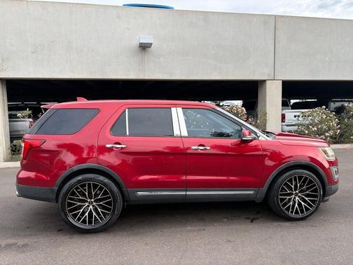 Ruby Red Metallic Tinted Clearcoat 2016 Ford Explorer Limited