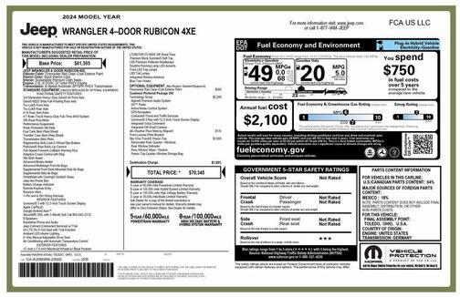 2024 Jeep Wrangler 4xe Rubicon