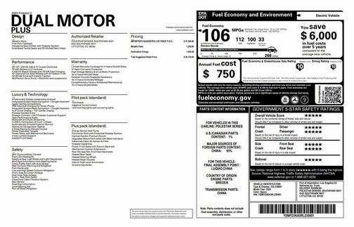 2024 Polestar 2 Long Range Dual Motor