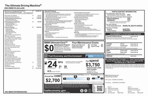 2024 BMW X3 xDrive30i