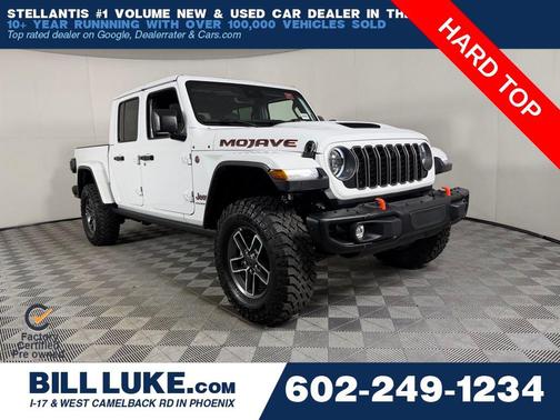 Bright White Clearcoat 2025 Jeep Gladiator Mojave X