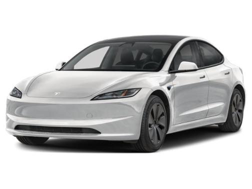 Pearl White Multi-Coat 2025 Tesla Model 3 Long Range