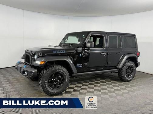 Black Clearcoat 2023 Jeep Wrangler 4xe Willys