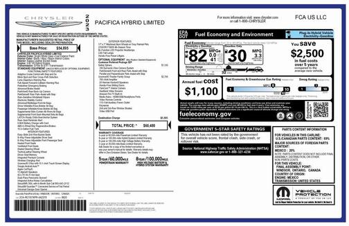 2023 Chrysler Pacifica Hybrid Limited