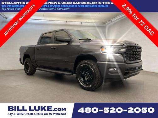 Granite Crystal Metallic Clearcoat 2026 RAM 1500 Warlock Crew Cab 4x4 5'7' Box