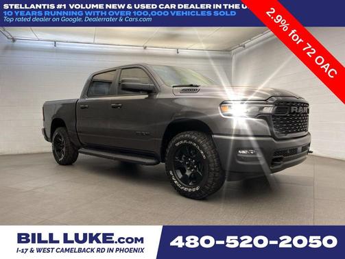 Granite Crystal Metallic Clearcoat 2026 RAM 1500 Warlock Crew Cab 4x4 5'7' Box