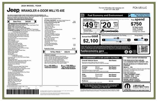 2024 Jeep Wrangler 4xe Willys
