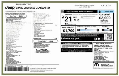 2022 Jeep Grand Cherokee L Laredo