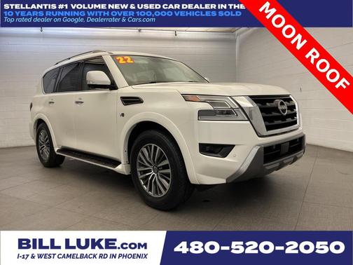Aspen White Tricoat 2022 Nissan Armada SL 2WD