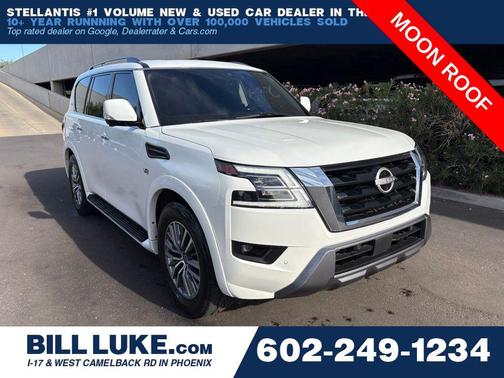 Aspen White Tricoat 2022 Nissan Armada SL 2WD