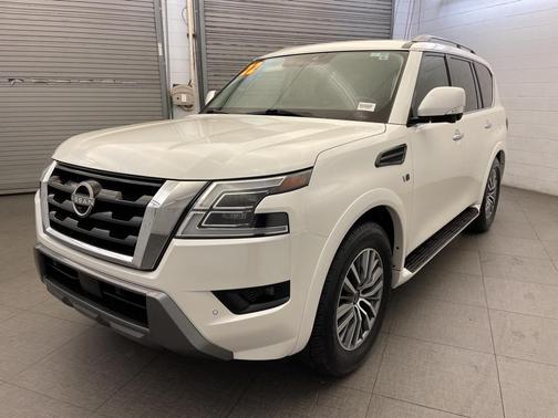 Aspen White Tricoat 2022 Nissan Armada SL 2WD