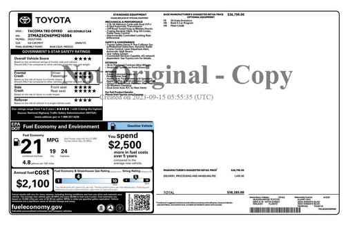 2023 Toyota Tacoma TRD Off Road