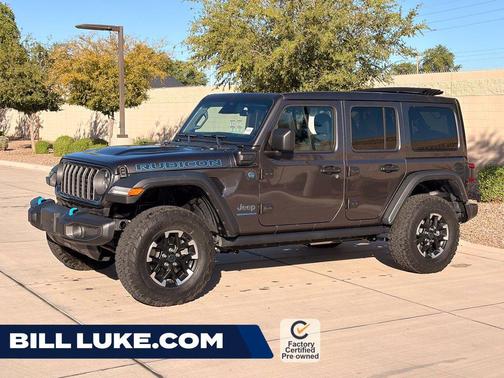 Gray 2025 Jeep Wrangler 4xe Rubicon