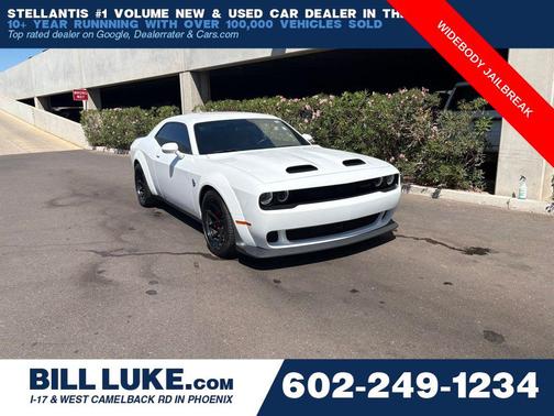 White Knuckle Clearcoat 2023 Dodge Challenger SRT Hellcat