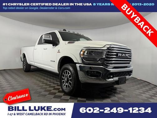 Bright White Clearcoat 2024 RAM 3500 Longhorn