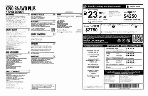 2025 Volvo XC90 B6 Plus 7-Seater