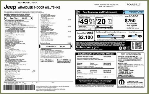 2024 Jeep Wrangler 4xe Willys